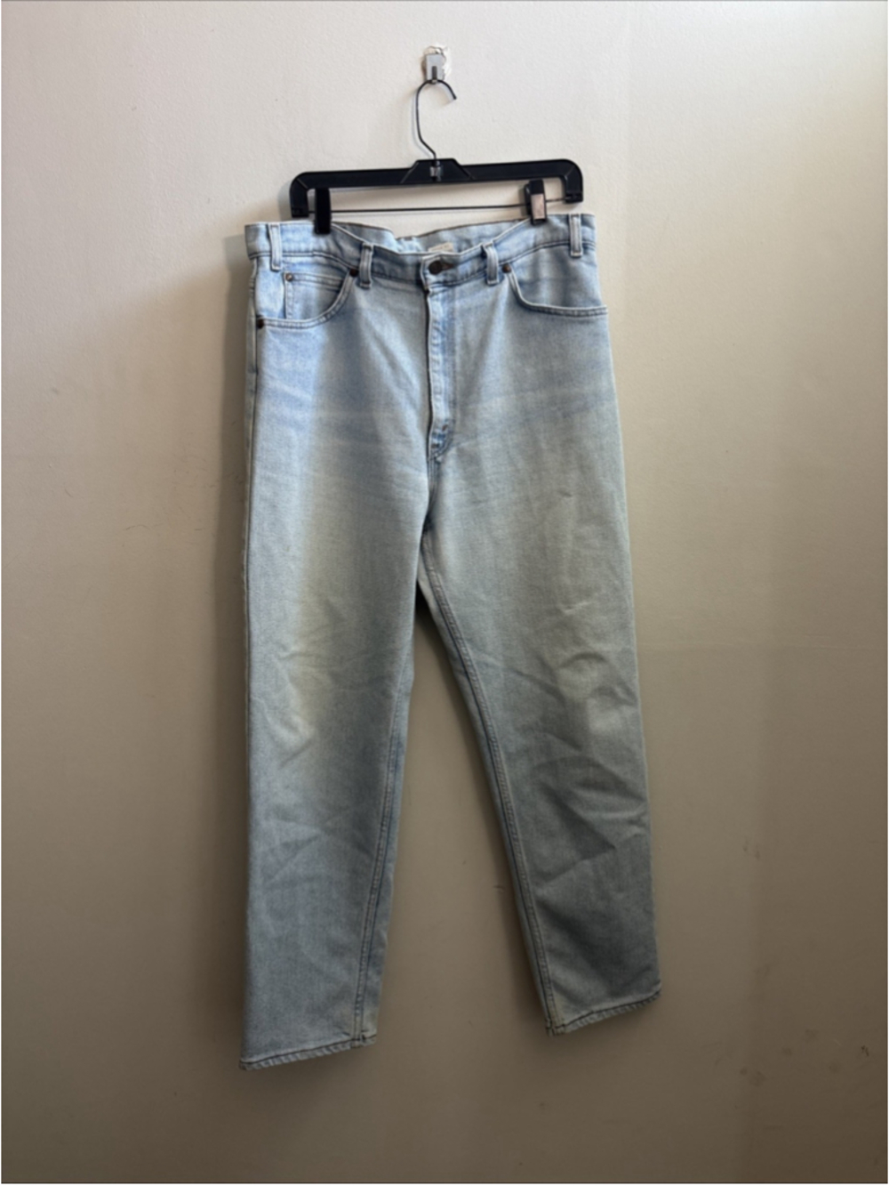 VINTAGE LEVI STRAUSS 540 JEANS LIGHT WASH FLEX SIZE 36 WAIST 36x30 USA BROWN TAB